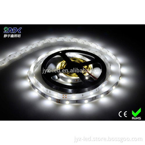 high CCT 6000k-6500k smd 5050 24v side emitting led strip light 5m 300led 60led/m waterproof mini 6000k led strip light